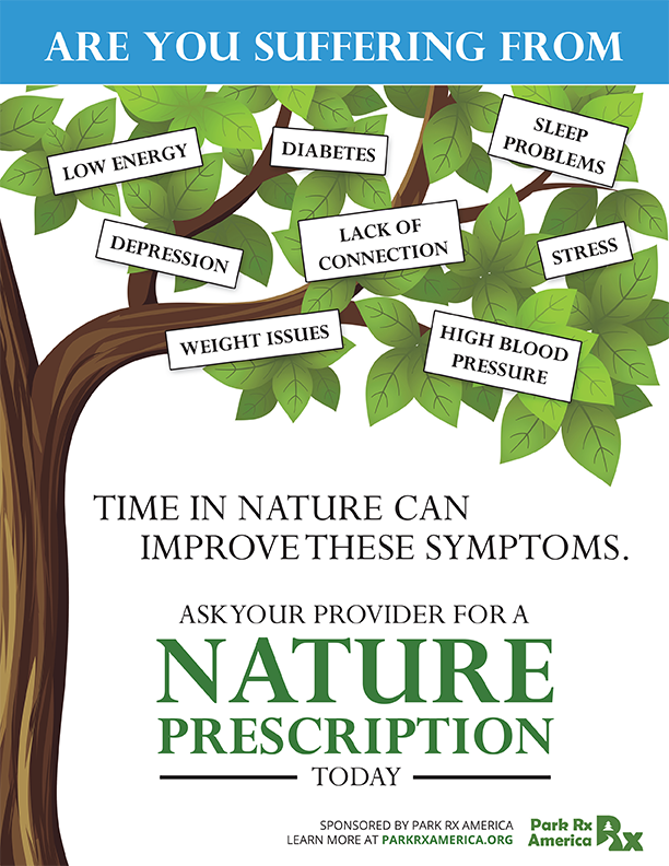 Small Poster: Prescribe Nature For Adults